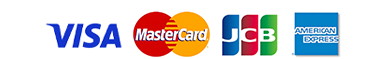 JCB/Visa/MasterCard/AMEX/Diners