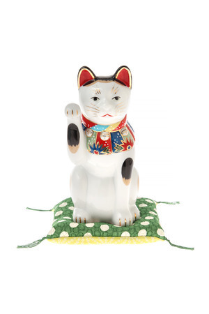 中外陶園×KEITA MARUYAMA瀬戸まねき猫 右手（龍）