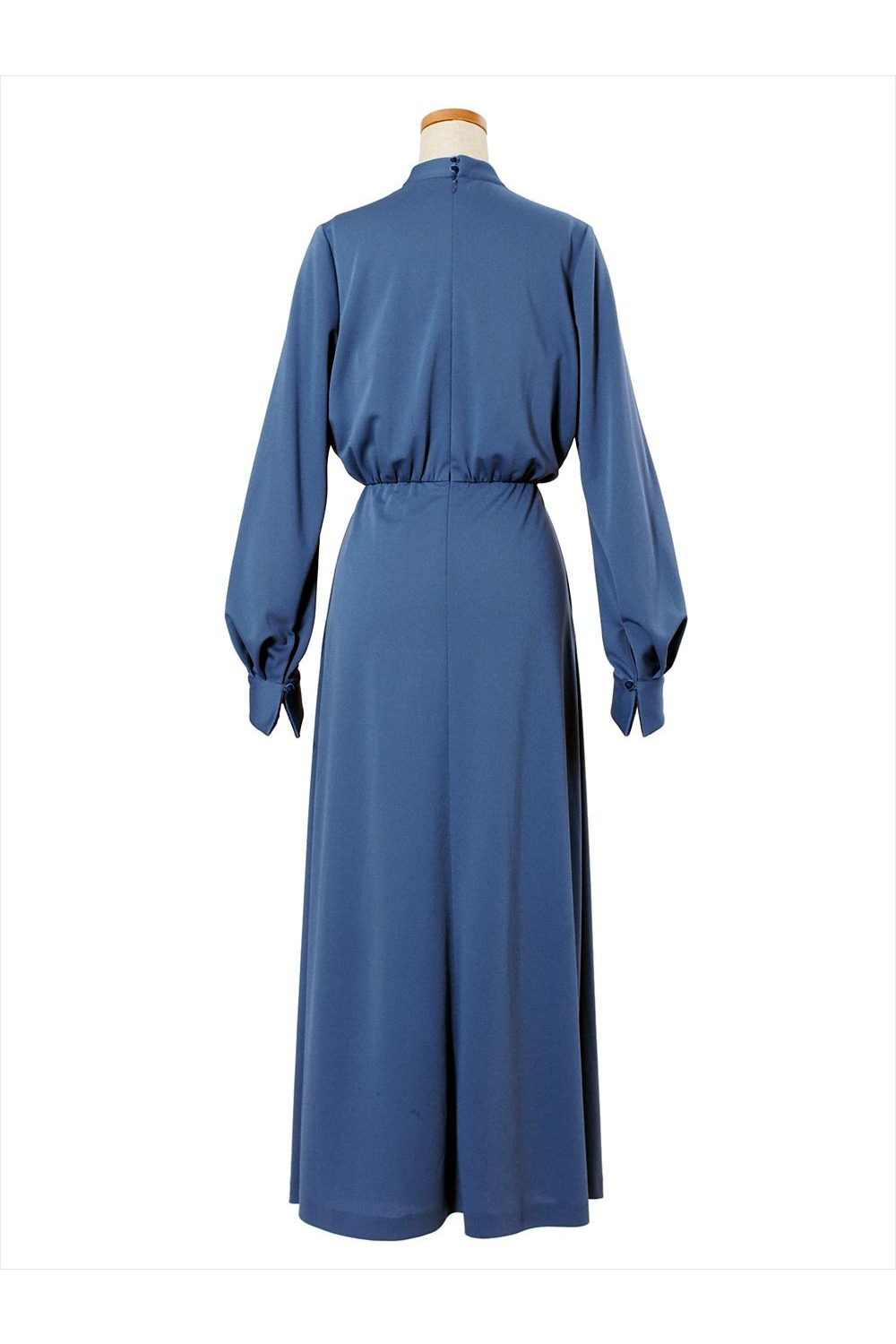 エレガント ジャージー ドレス（ブルー） 詳細画像 ブルー 8