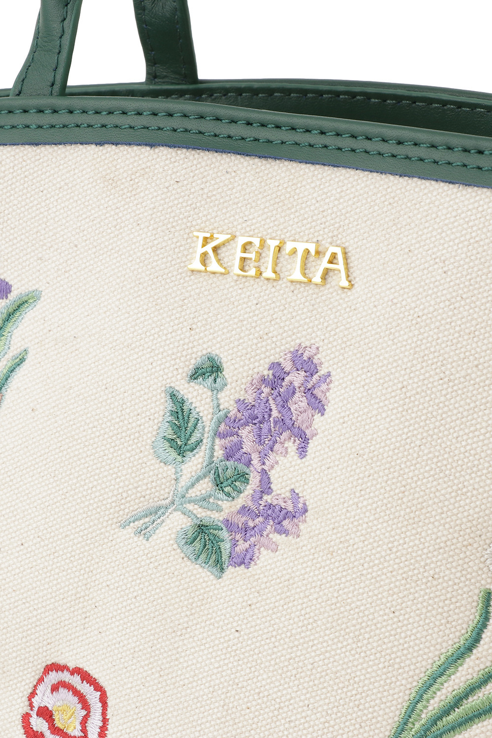 Bucket Bag spring flower embroidery 詳細画像 ピンク 5