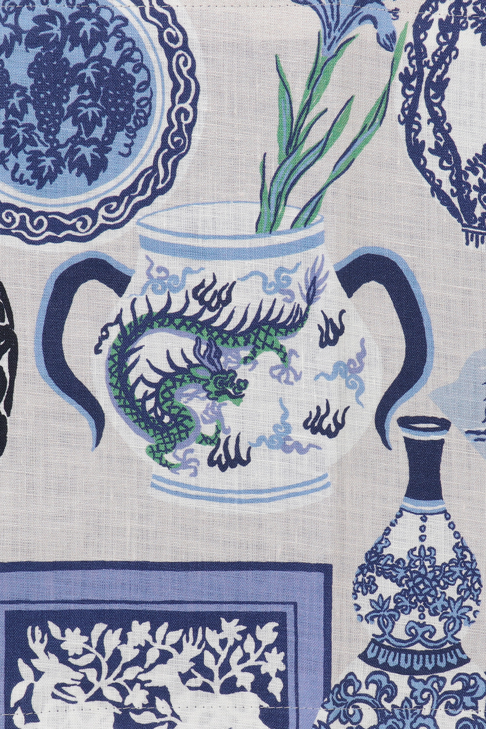 Oriental Porcelain ランチョンマット2枚組 詳細画像 ホワイト 2