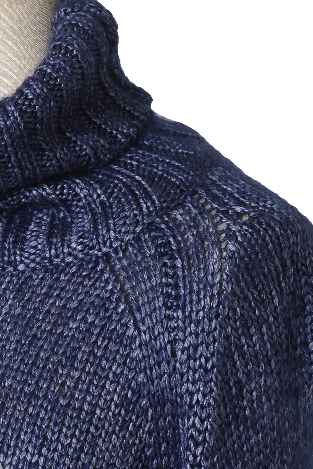 Silk mohair cord knit プルオーバー 詳細画像 シルバー 6