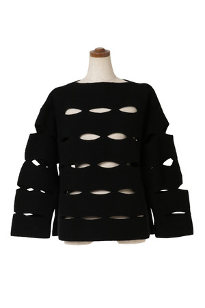Slash knit プルオーバー
