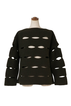 Slash knit プルオーバー