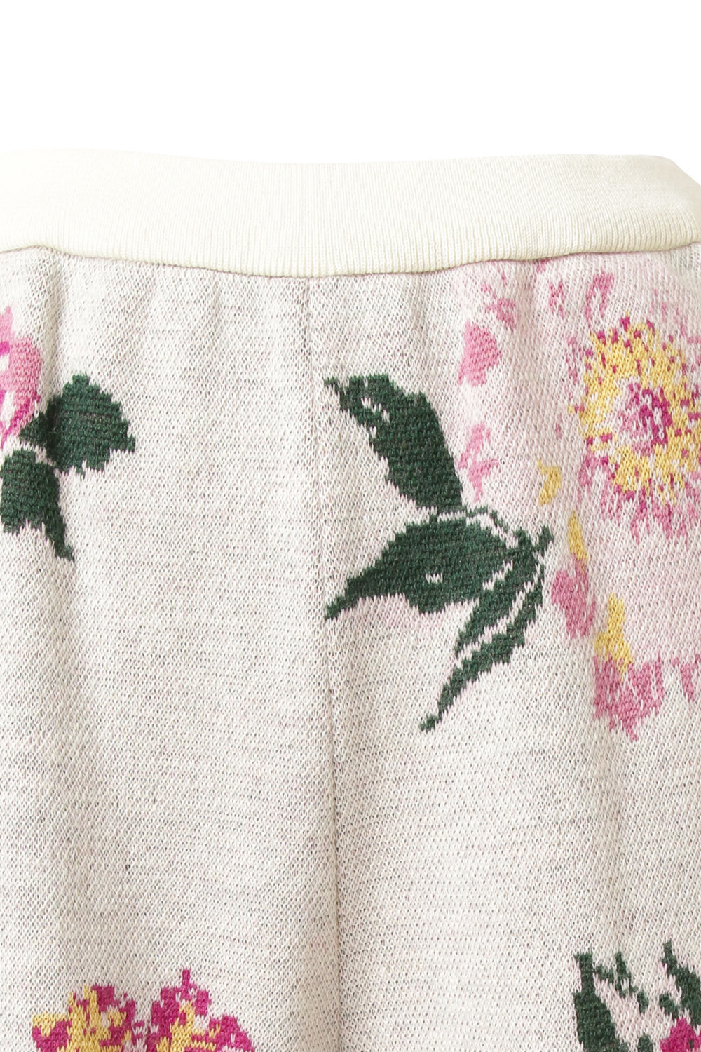 Flower jacquard knit パンツ 詳細画像 オフ 6