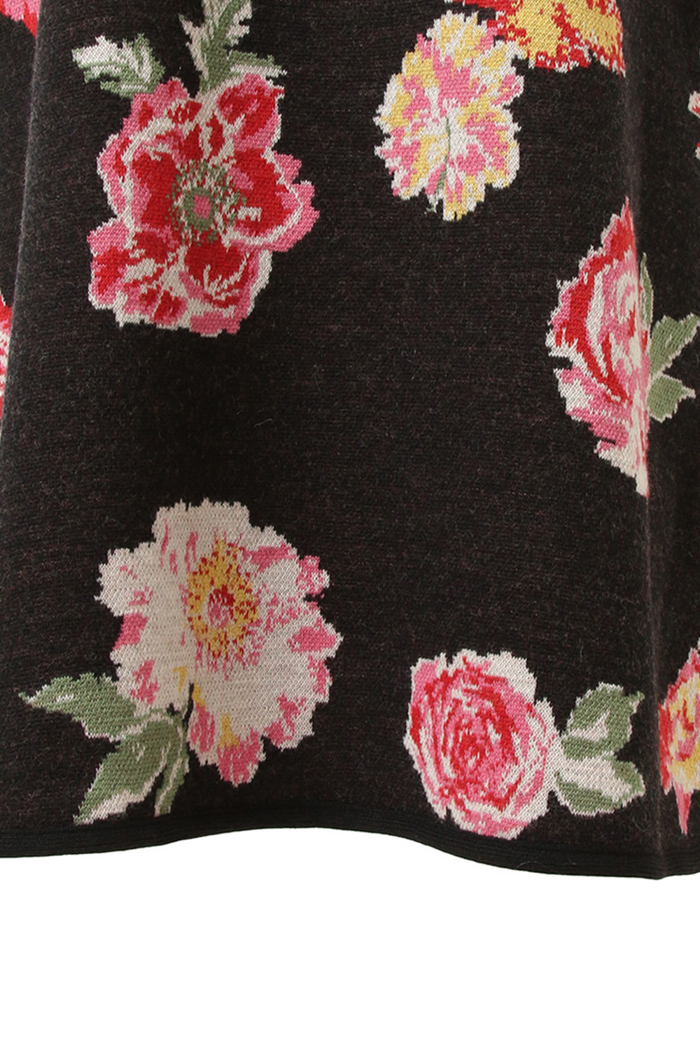 Flower jacquard knit スカート 詳細画像 オフ 4