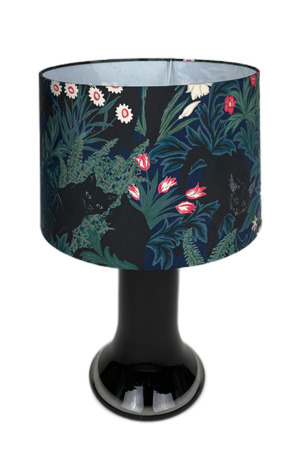 Vintage table lamp (Chat noir)