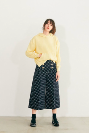 Cotton Dot print パンツ