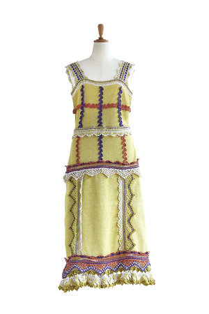 Multicolor crochet ドレス
