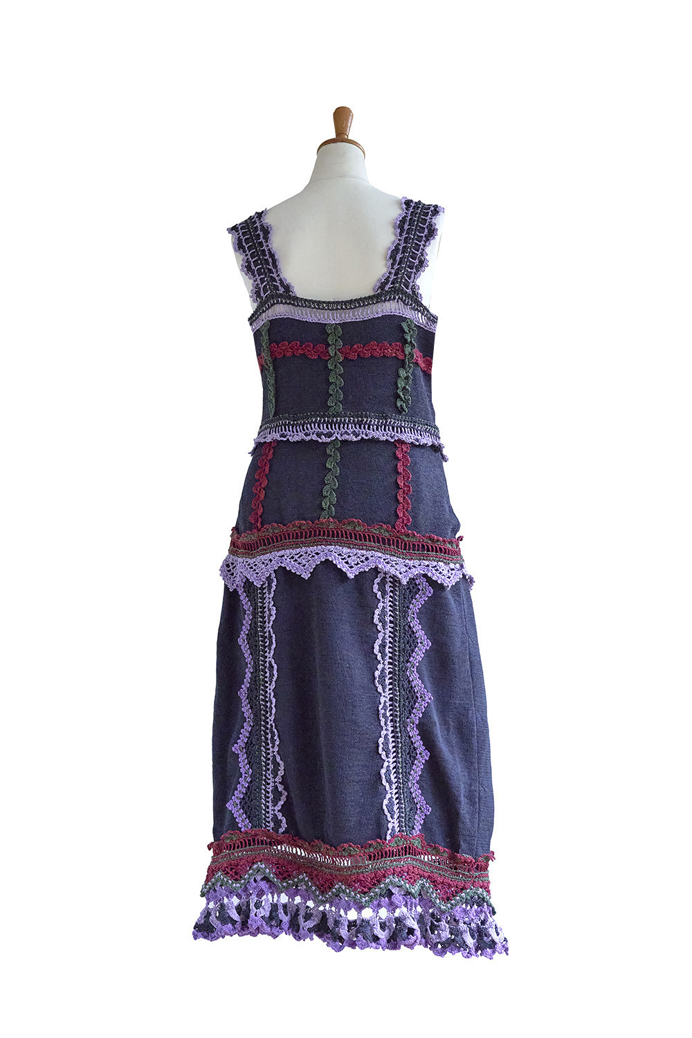 Multicolor crochet ドレス 詳細画像 イエロー 5