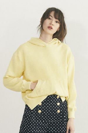 Organic dye knit Hoodie