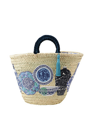 Couture Basket Oriental Porcelain