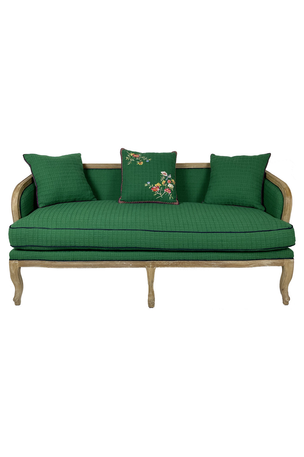 Grass Green Tweed 3-seater sofa 詳細画像 グリーン