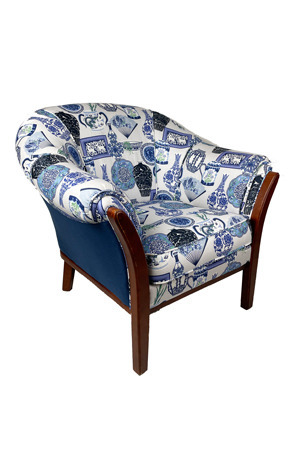 Oriental Porcelain Vintage 1-seater sofa