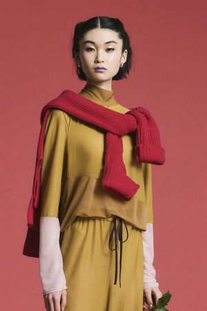 Color Block トップス