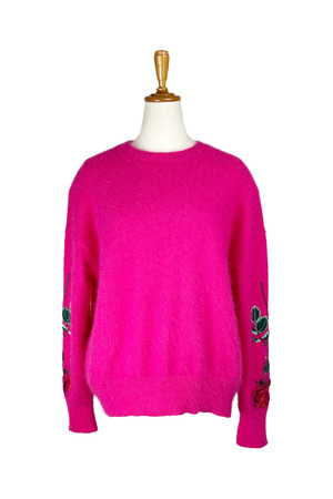 Rose Embroidery Knit PO
