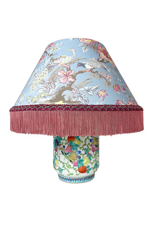 Vintage table lamp (Oriental Flower)