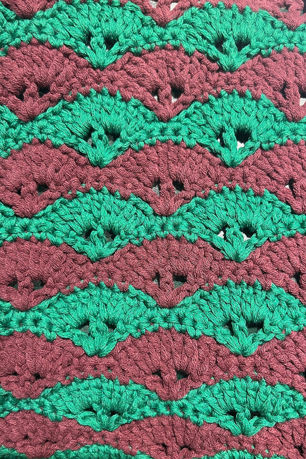 Eco Leather Crochet 2way バッグA 詳細画像 グリーン 7