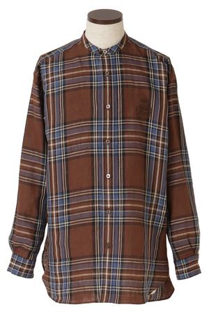 Linen Check シャツ