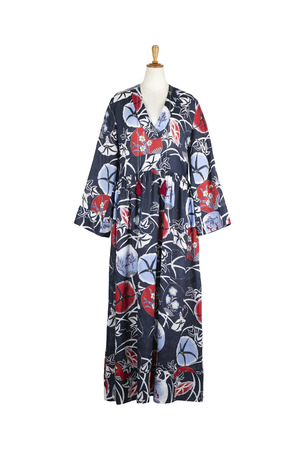 YUKATA Print Linen ワンピース