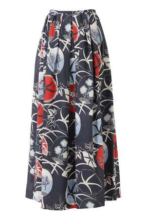 YUKATA Print Linen スカート