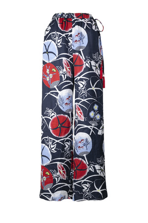 YUKATA Print Linen パンツ