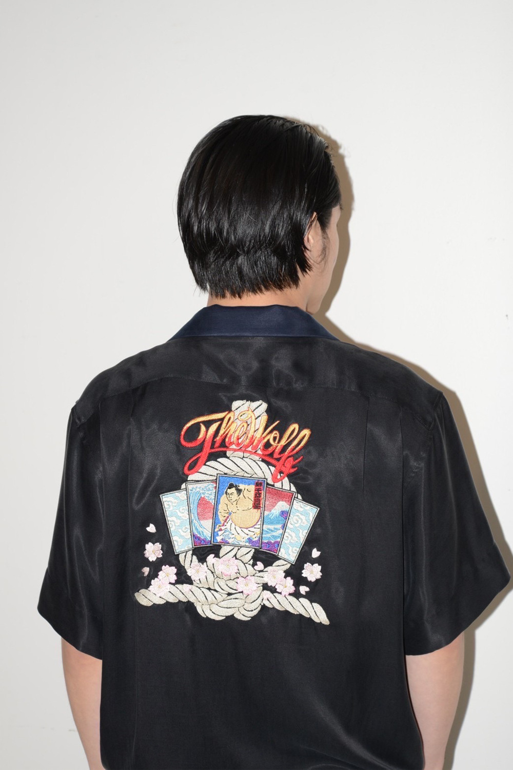 KEITAMARUYAMA × 千代の富士 Embroidery Aloha Shirt					 詳細画像 ブラック 2