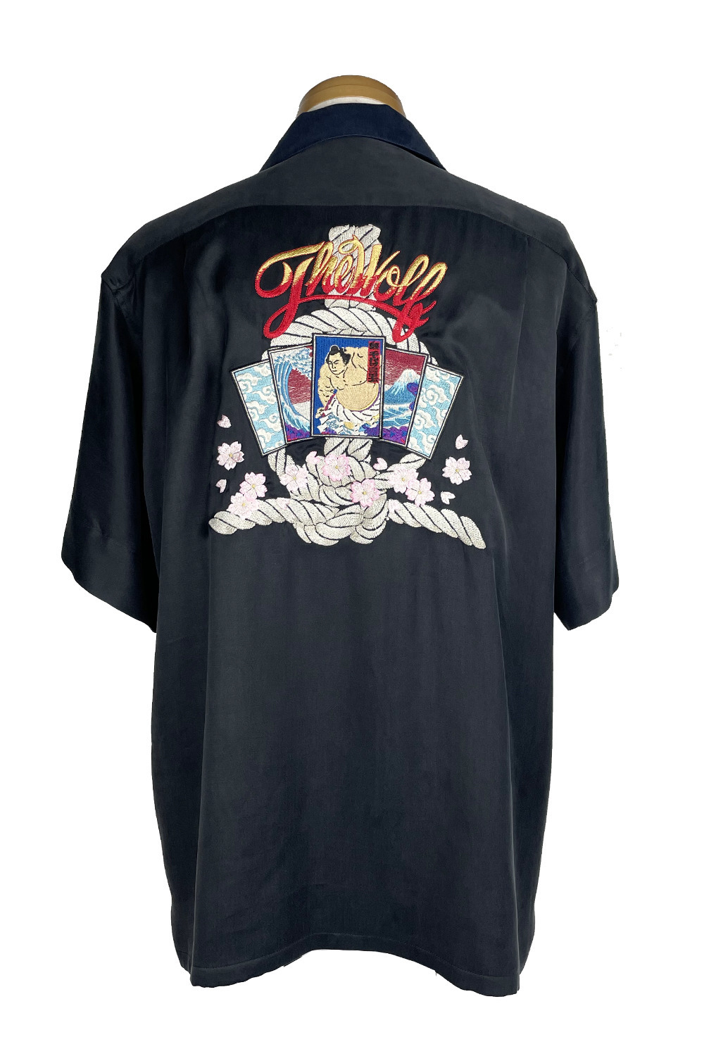KEITAMARUYAMA × 千代の富士 Embroidery Aloha Shirt					 詳細画像 ブラック 3