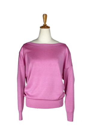 Silk Color Knit Cache-coeur