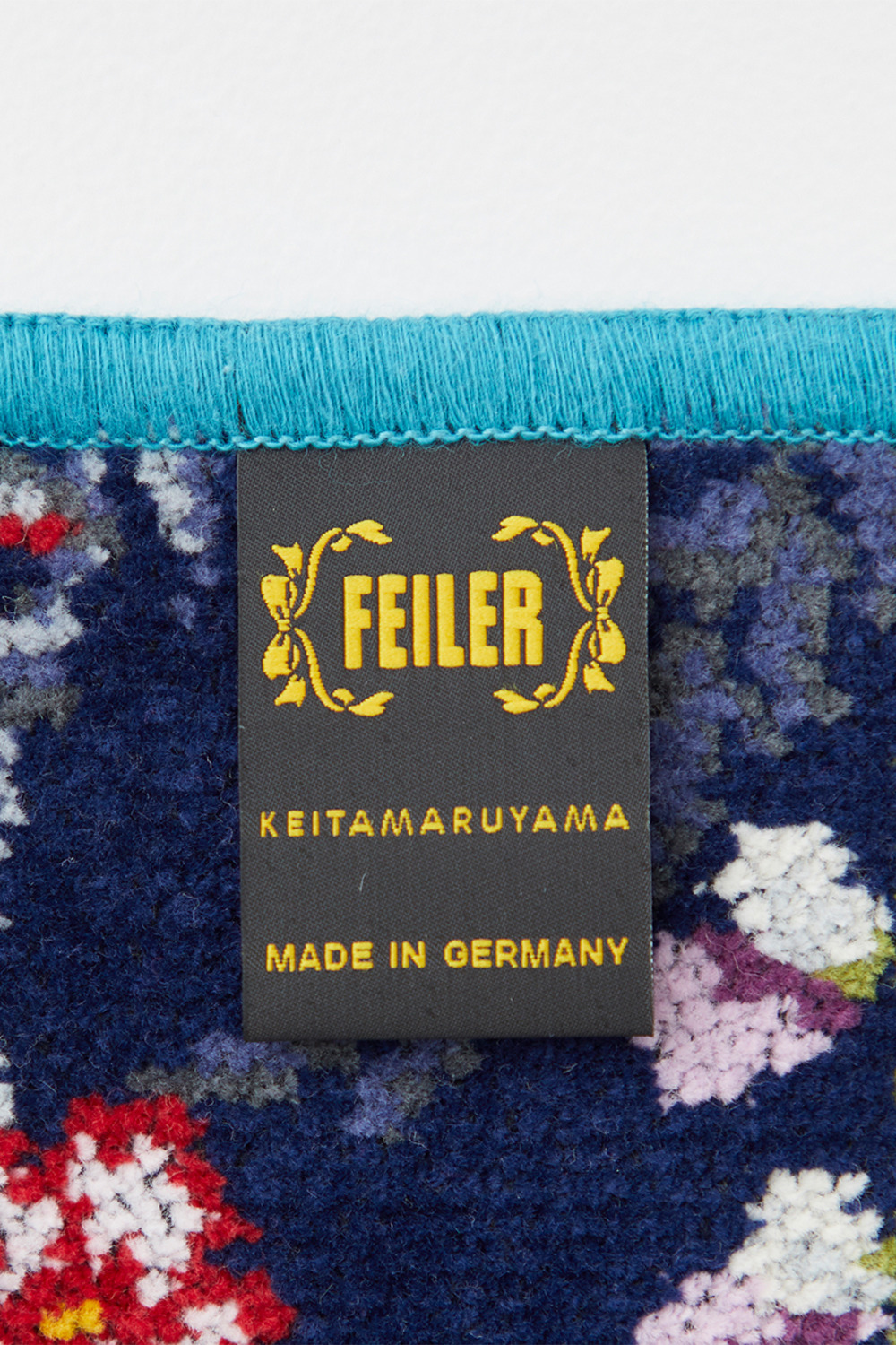 FEILER × KEITAMARUYAMA Botanical Cherry Handkerchief 詳細画像 ネイビー 3
