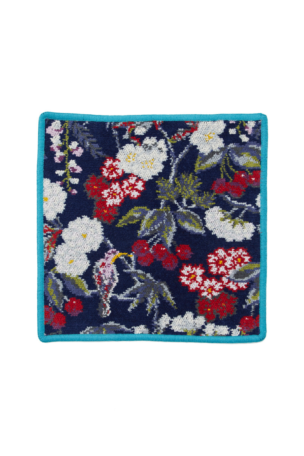 FEILER × KEITAMARUYAMA Botanical Cherry Handkerchief 詳細画像 ブルー