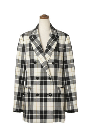 Monochrome Check ジャケット