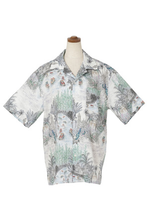 Island Print シャツ