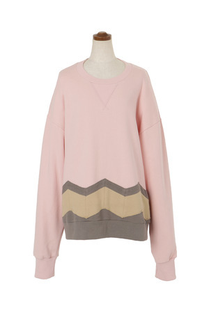 Block Patchwork Sweat