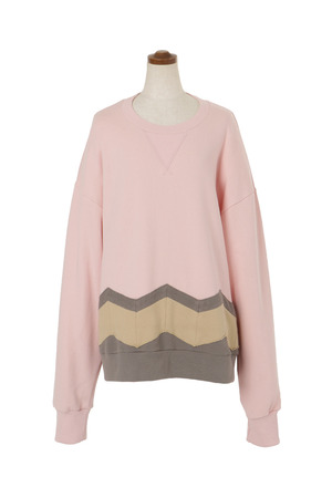 Block Patchwork Sweat