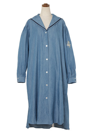 Tencel Denim Sailor シャツドレス