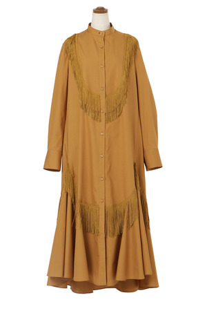 Cotton Broad Fringe ワンピース