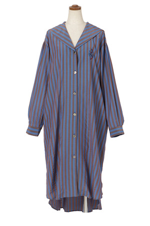 Stripe Sailor シャツドレス