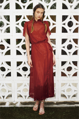 Sheer Stripe ワンピース