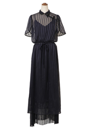 Sheer Stripe ワンピース
