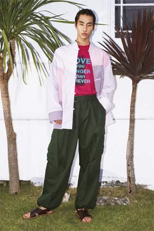 Cotton Silk Military パンツ