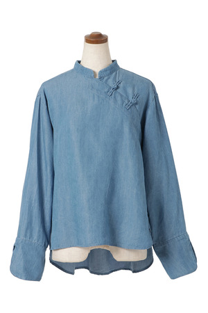 Tencel Denim China ブラウス