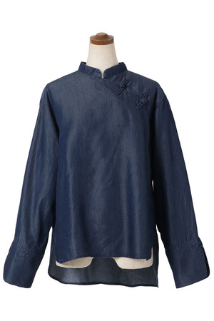 Tencel Denim China ブラウス