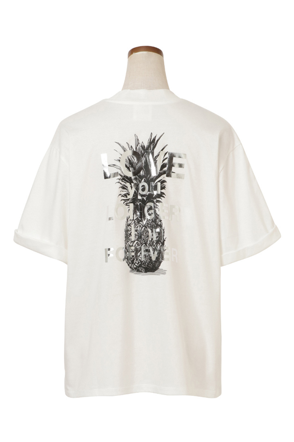 Pineapple Print Tシャツ 詳細画像 ホワイト 4