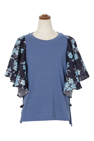 SAKURA Frill Sleeve Tシャツ