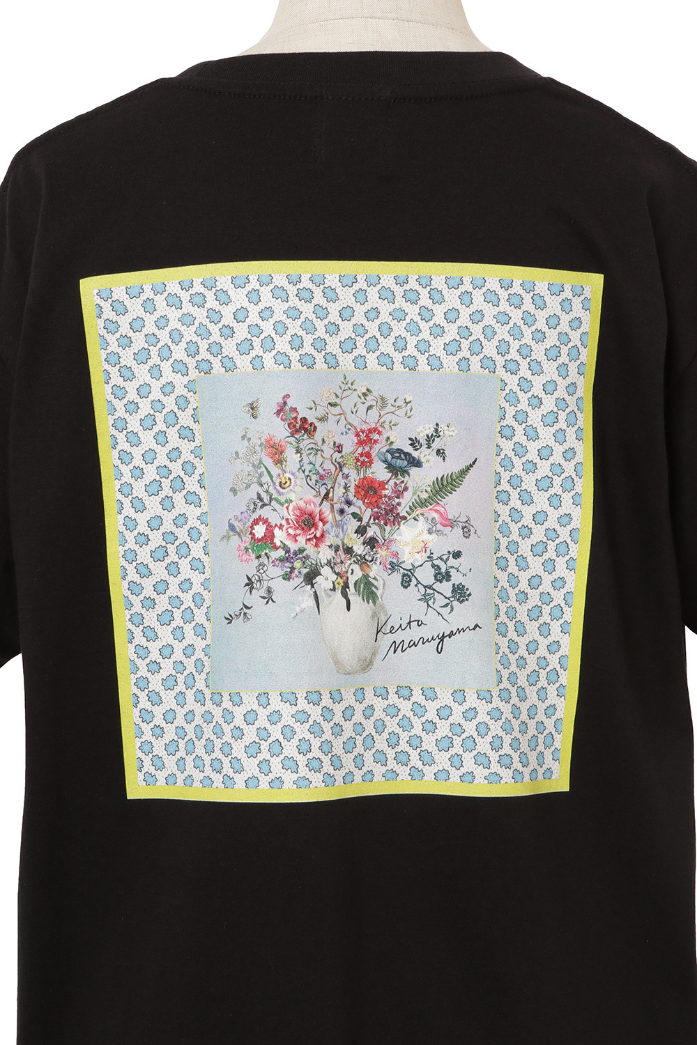 Flower Scarf Print Tシャツ 詳細画像 ホワイト 3