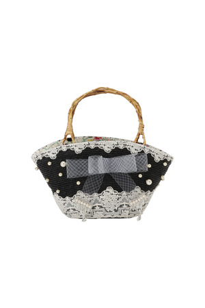 Pearl couture basket バッグ