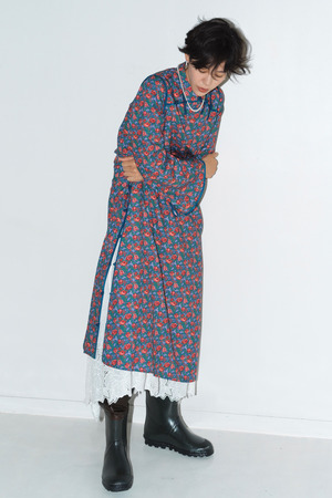 Floral Print China ワンピース
