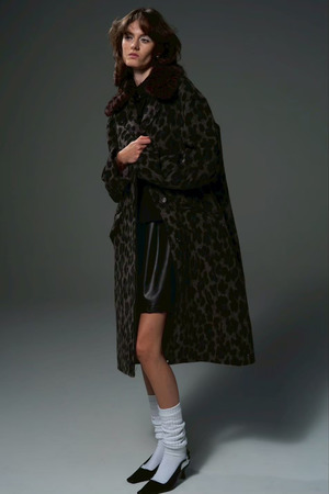 Leopard WOOL コート