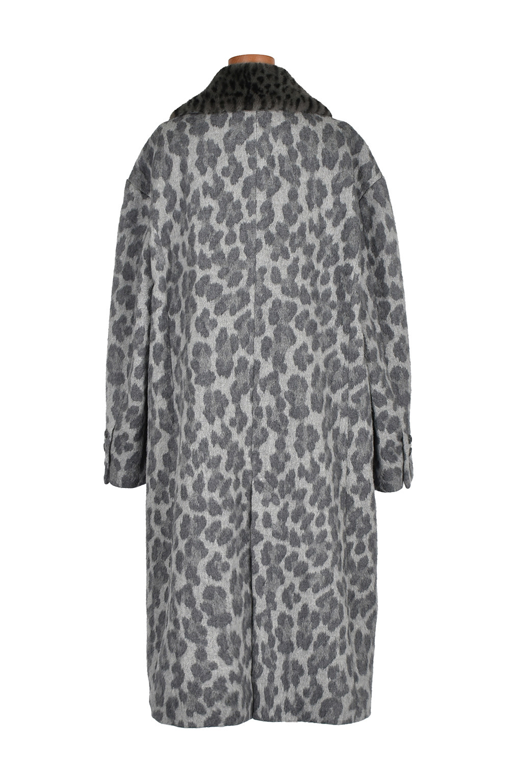 Leopard WOOL コート 詳細画像 ブラウン 4